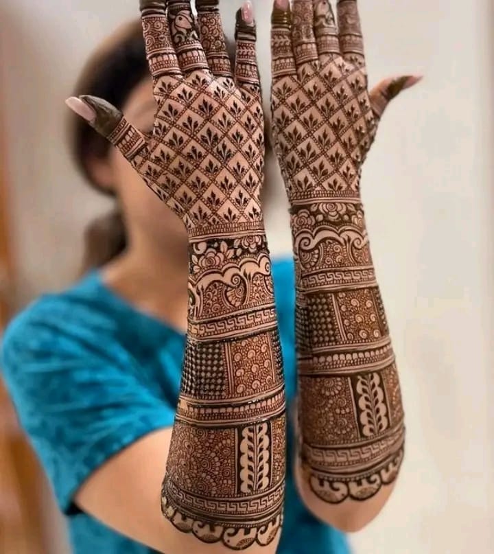 Beautiful Mehandi Design Background